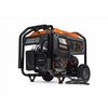 Generac Portable Generator, Gasoline/Liquid Propane, 7,500 W Rated, 9,400 W Surge, Electric, Recoil Start 8011